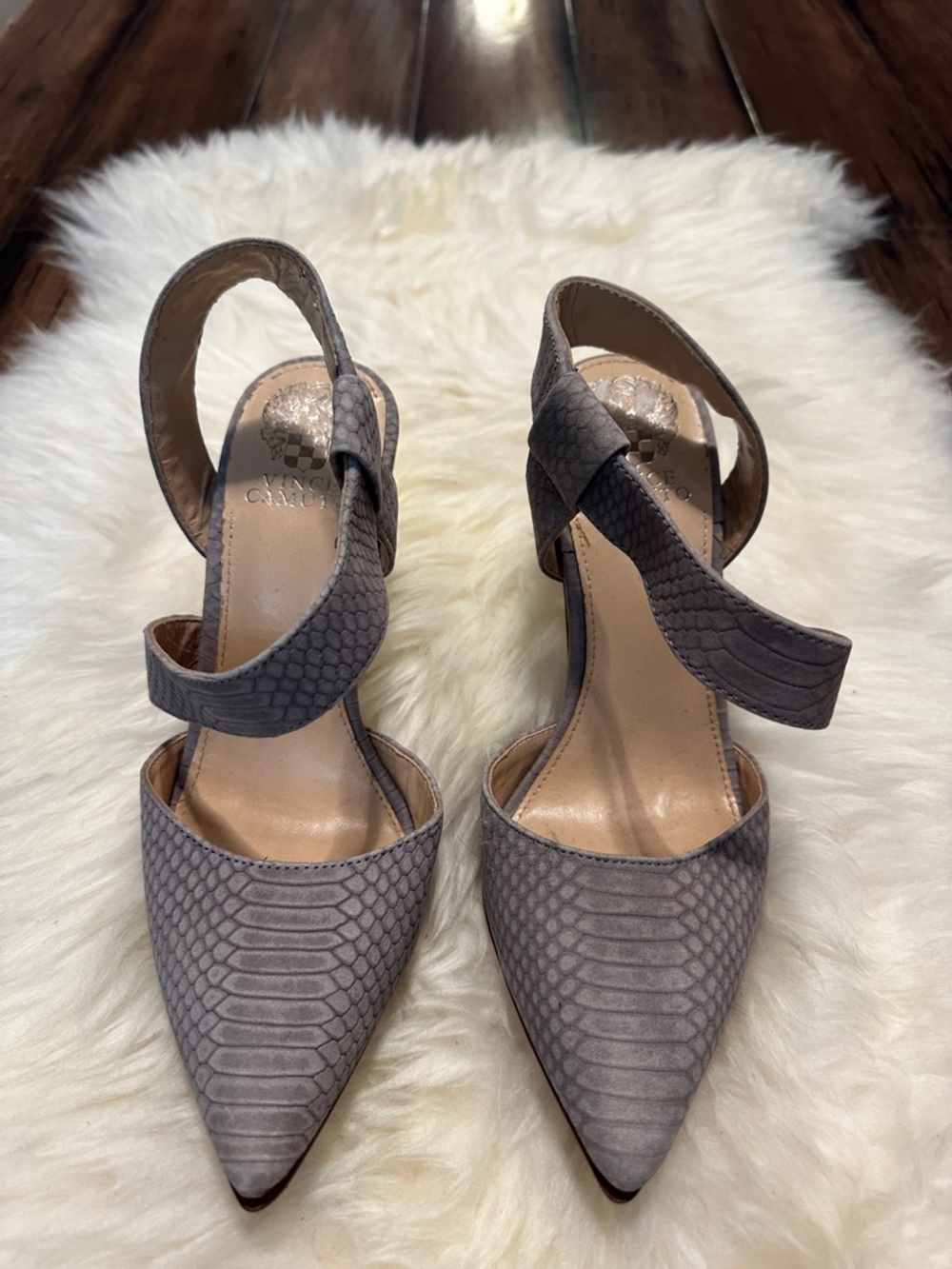 Worn once heels